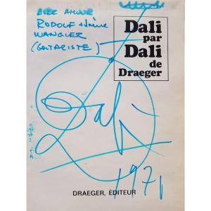 Salvador Dali - Drawing - Signed Book - 1971