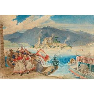 Lago Maggiore By Schnorr Von Carolsfeld