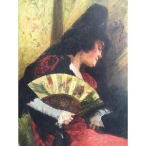 Spanish Dancer With A Fan (flamenco)
