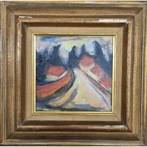 Landscape With Red Houses