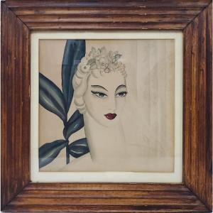 Art Deco - Woman's Head