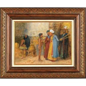 Oriental Painting By Wilda, 1904