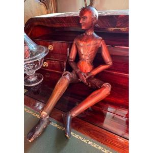 Articulated Artist's Mannequin In Carved Linden Wood – 19th Century  