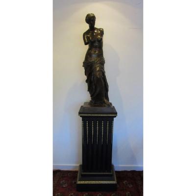 Statue En Bronze Venus De Milo Ep.19ème
