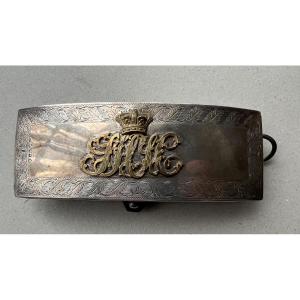 Silver English Officer Cartridge Pouch