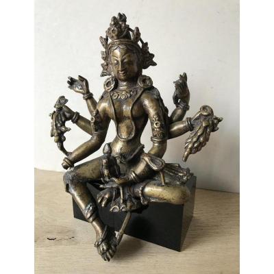 Bronze Statue From The Indies