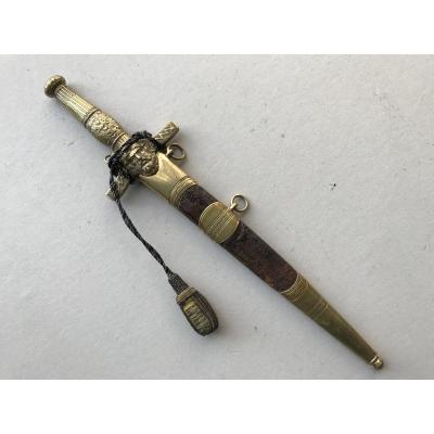 Extremely Rare Danish Navy Model 1850 Dagger Deluxe