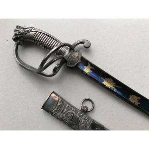 Sword In Silver Mounts With Maconnic Symbols