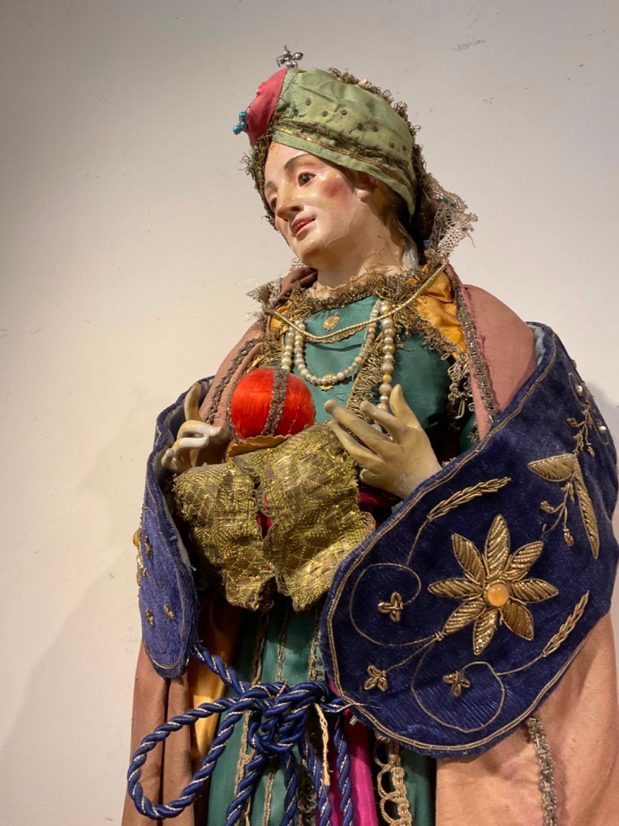 FIGURA NAPOLETANA DA PRESEPE XVIII SECOLO-photo-1