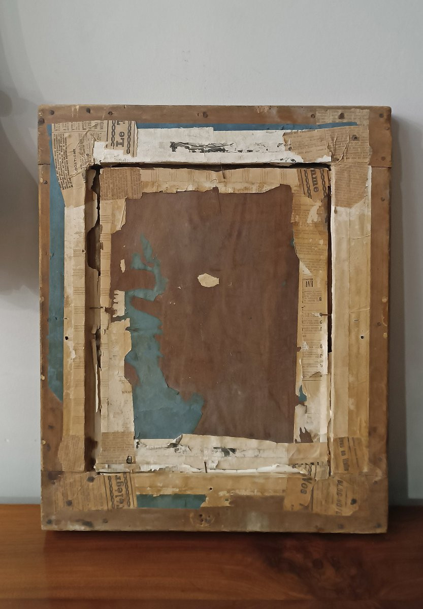 PICCOLO QUADRO CON SCENA DI GENERE FINE DEL XVIII SECOLO-photo-6
