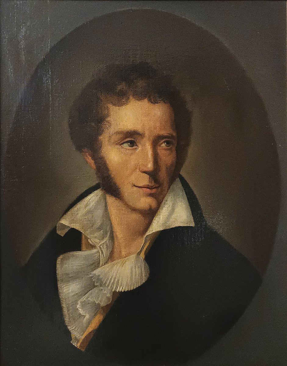 RITRATTO DI GIOVANE POETA FINE XVIII-INIZI XIX SECOLO-photo-3