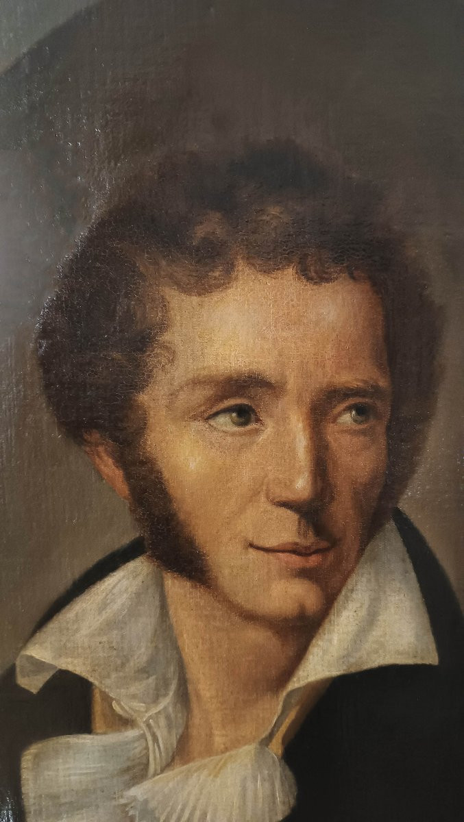 RITRATTO DI GIOVANE POETA FINE XVIII-INIZI XIX SECOLO-photo-1