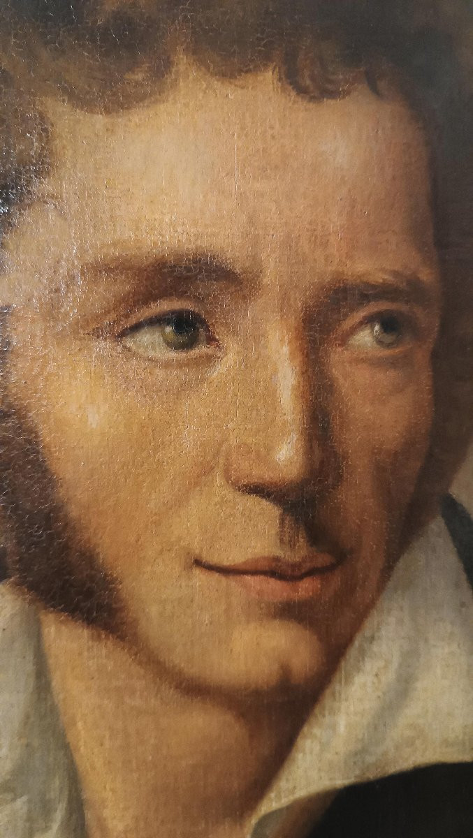 RITRATTO DI GIOVANE POETA FINE XVIII-INIZI XIX SECOLO-photo-2