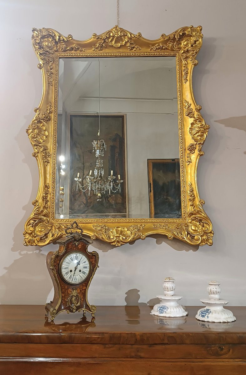 OROLOGIO INTARSIATO CON BRONZI PRIMI DEL XIX SECOLO-photo-6