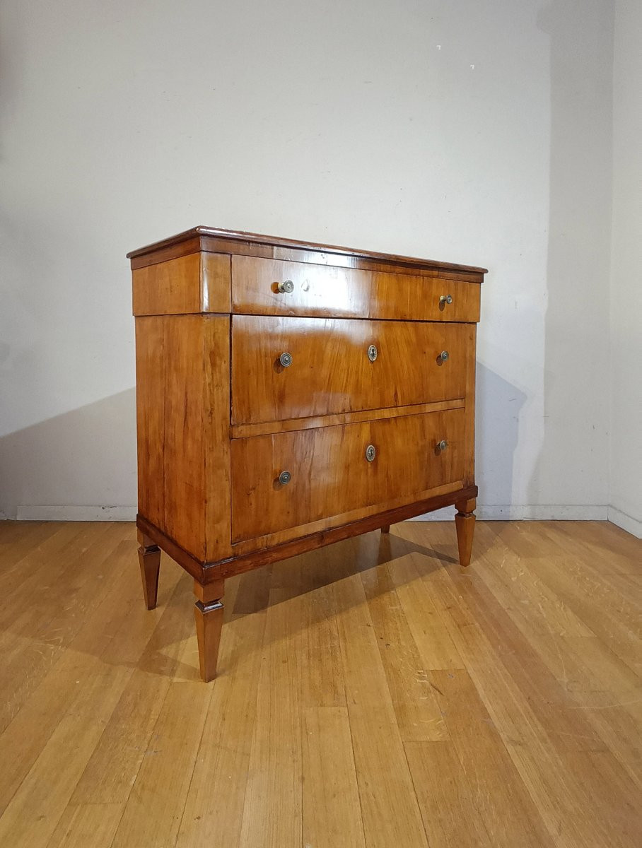 CASSETTONE TOSCANO NEOCLASSICO IN CILIEGIO FINE XVIII SECOLO -photo-3