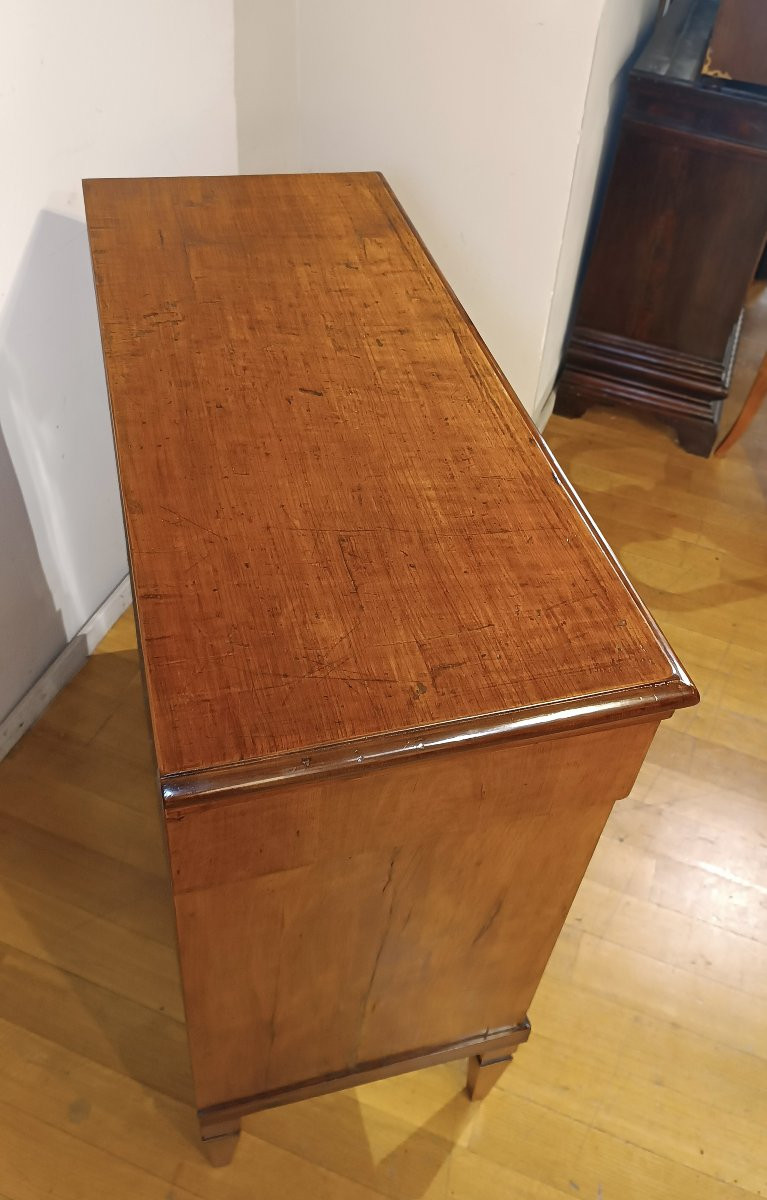 CASSETTONE TOSCANO NEOCLASSICO IN CILIEGIO FINE XVIII SECOLO -photo-1