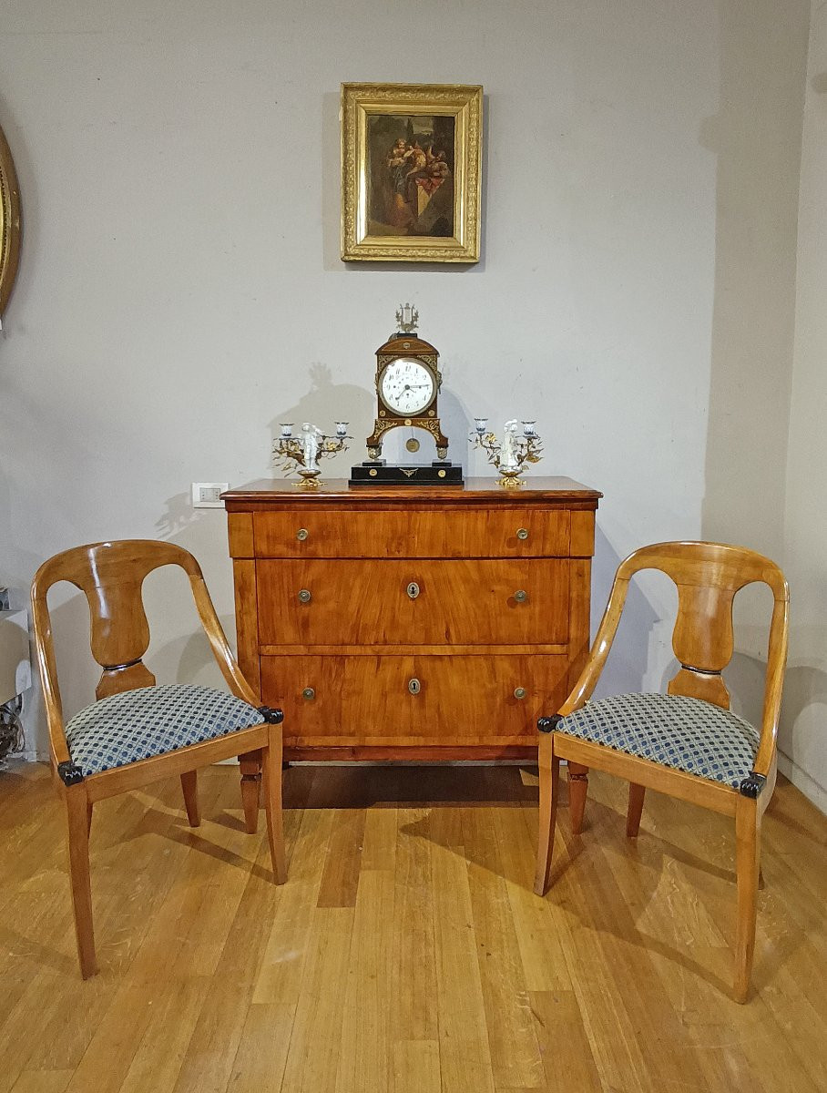 CASSETTONE TOSCANO NEOCLASSICO IN CILIEGIO FINE XVIII SECOLO -photo-6