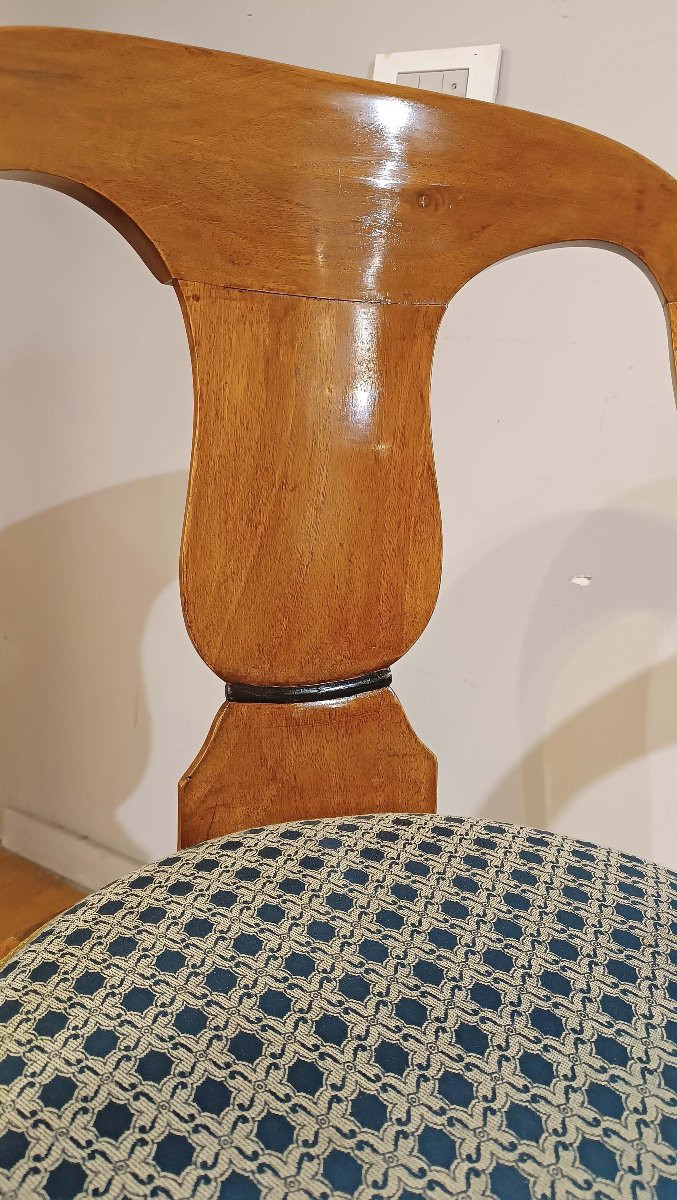 POLTRONCINE CARLO X IN NOCE PRIMA META’ DEL XIX SECOLO -photo-7