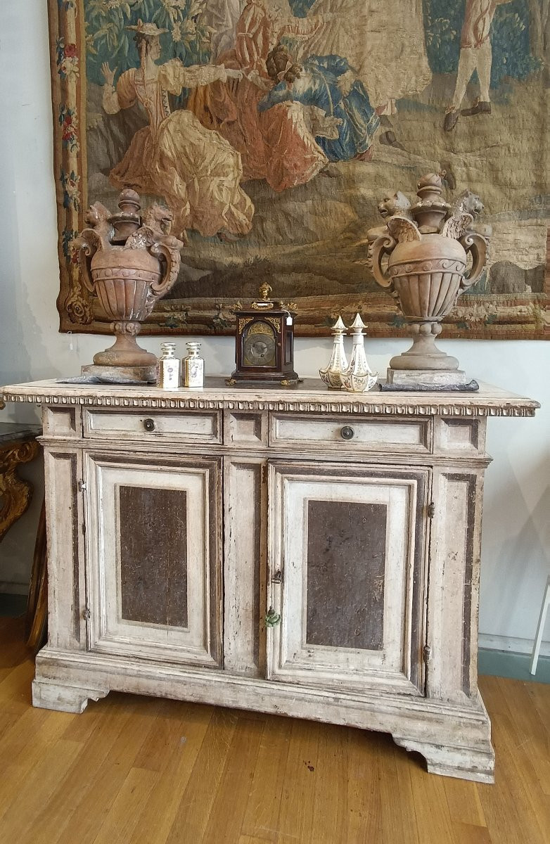 COPPIA DI VASI IN TERRACOTTA NEOCLASSICI FINE DEL XVIII SECOLO-photo-6