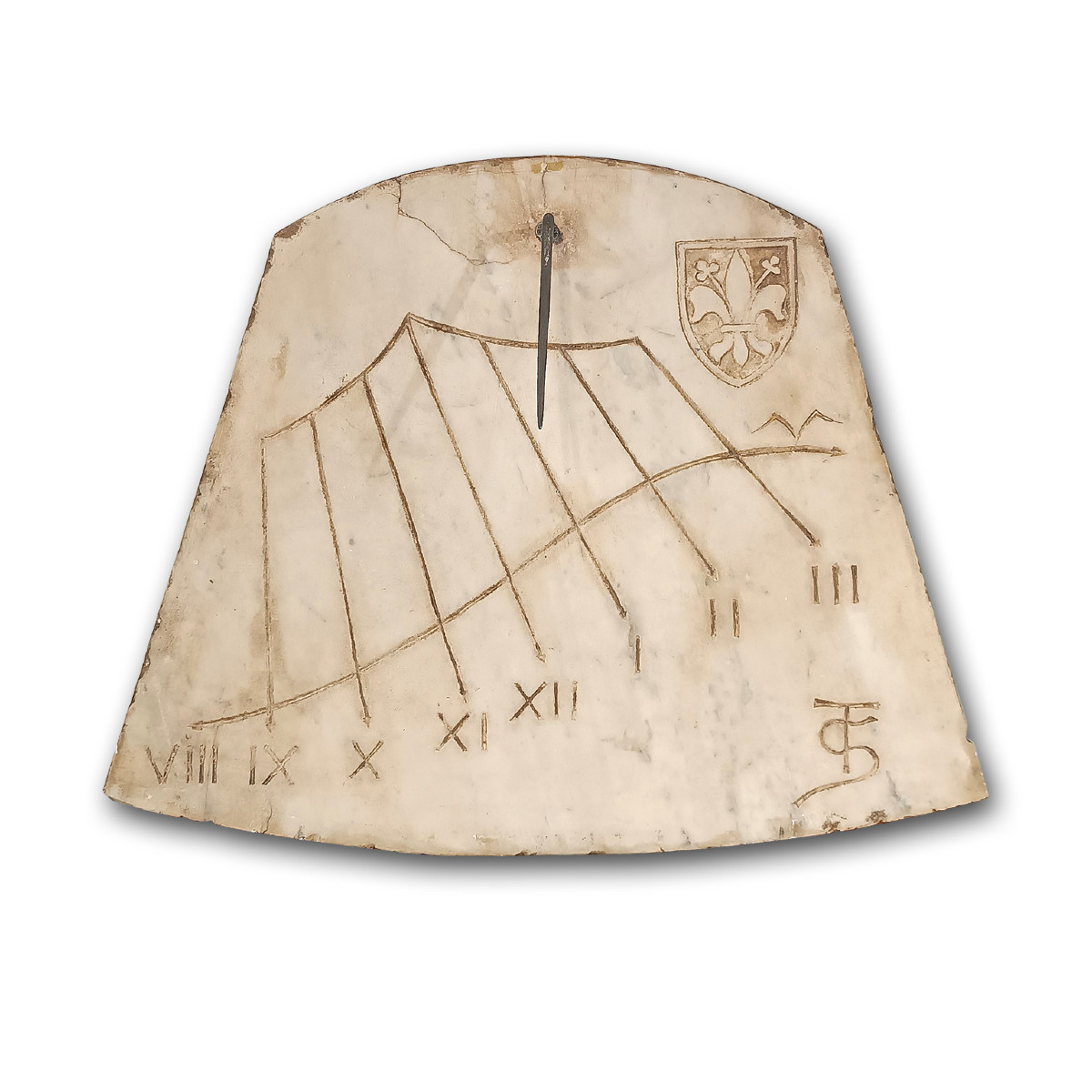 MERIDIANA IN MARMO PRIMO XIX SECOLO 