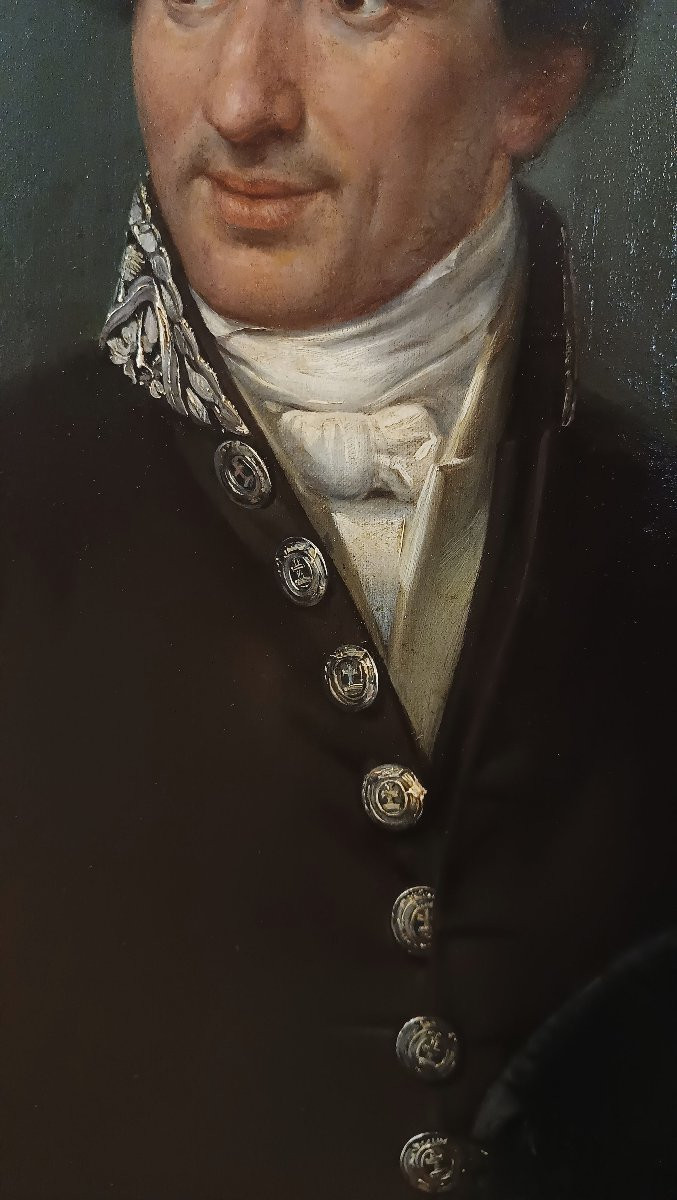 RITRATTO DI GENTILUOMO IN DIVISA PRIMO XIX SECOLO-photo-4