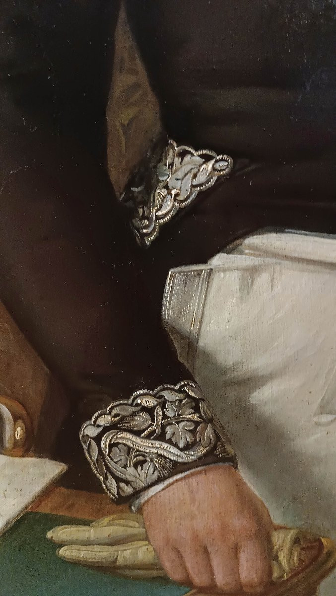 RITRATTO DI GENTILUOMO IN DIVISA PRIMO XIX SECOLO-photo-7