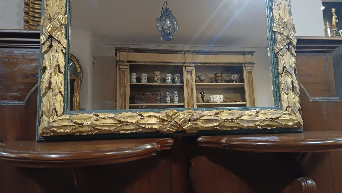 SPECCHIERA RETTANGOLARE NEOCLASSICA SECONDA META’ DEL XVIII SECOLO -photo-3