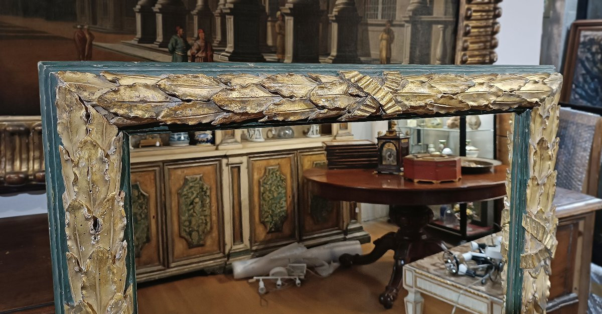 SPECCHIERA RETTANGOLARE NEOCLASSICA SECONDA META’ DEL XVIII SECOLO -photo-1