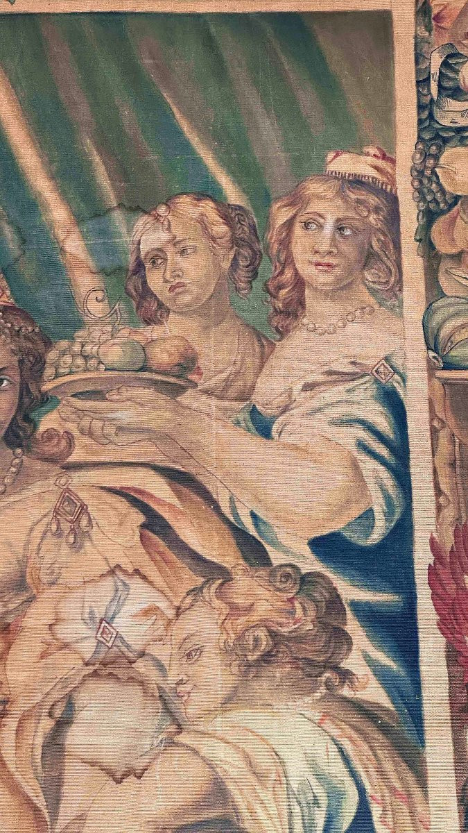 GRANDE DIPINTO CON ANTONIO E CLEOPATRA SECONDA META’ DEL XIX SECOLO -photo-1