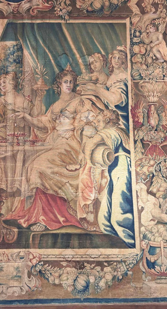 GRANDE DIPINTO CON ANTONIO E CLEOPATRA SECONDA META’ DEL XIX SECOLO -photo-8