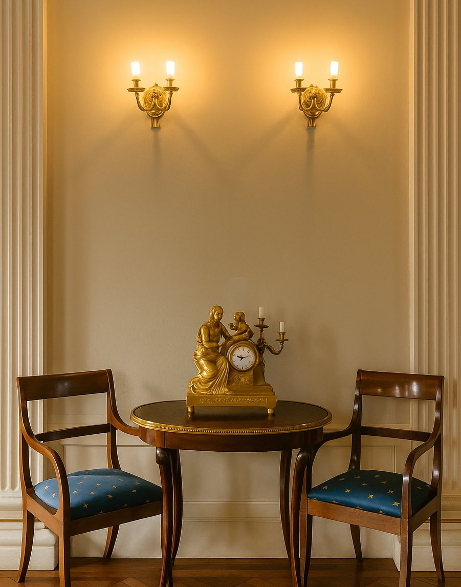 COPPIA DI APPLIQUES IN LEGNO DORATO SECONDA META’ XIX SECOLO-photo-6