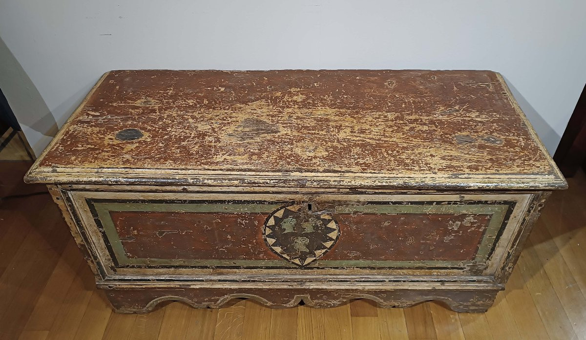 CASSAPANCA DIPINTA SECONDA META’ XVII SECOLO -photo-2