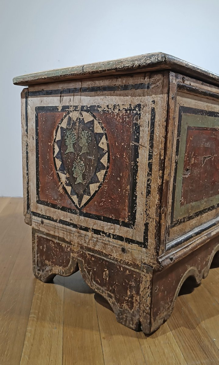 CASSAPANCA DIPINTA SECONDA META’ XVII SECOLO -photo-4