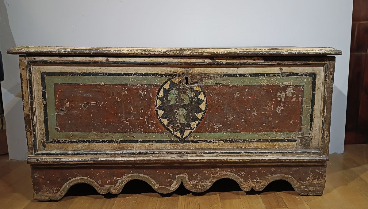 CASSAPANCA DIPINTA SECONDA META’ XVII SECOLO -photo-7