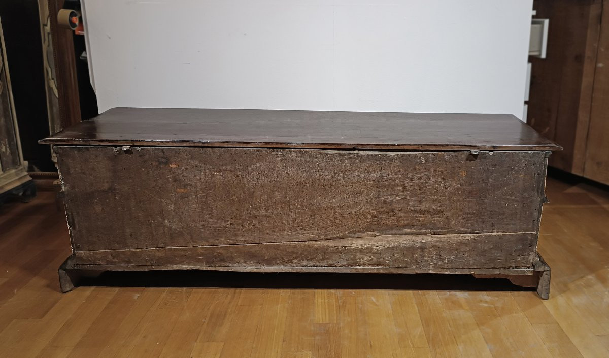 CASSAPANCA IN NOCE DIPINTO PRIMI DEL XVII SECOLO -photo-4