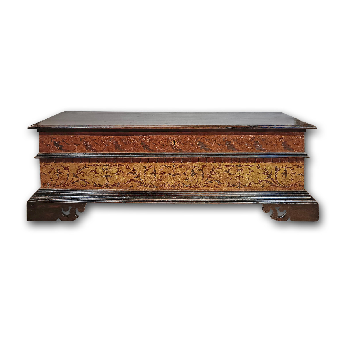 CASSAPANCA IN NOCE DIPINTO PRIMI DEL XVII SECOLO 