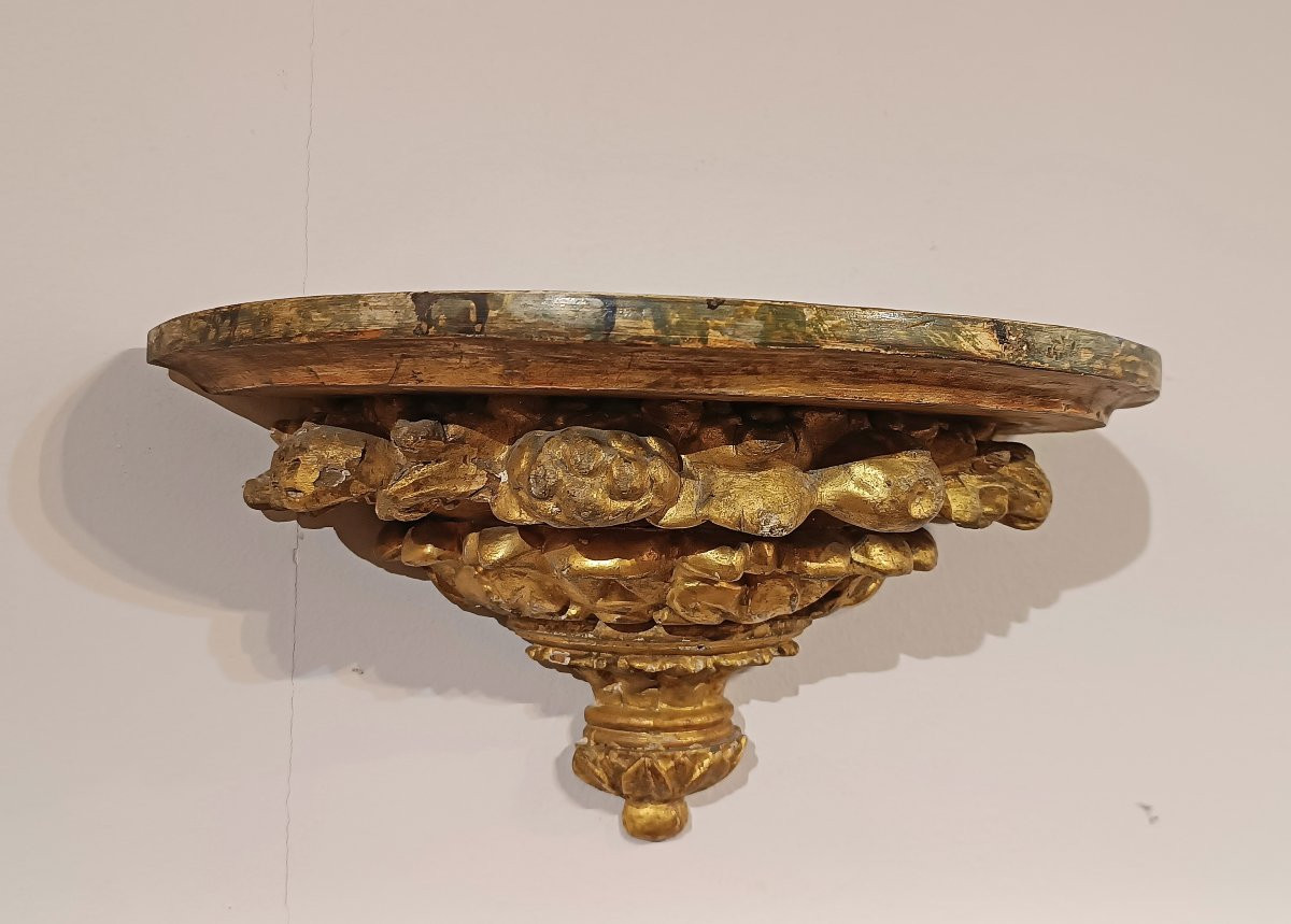 COPPIA DI MENSOLE NEOCLASSICHE FINE XVIII SECOLO -photo-2