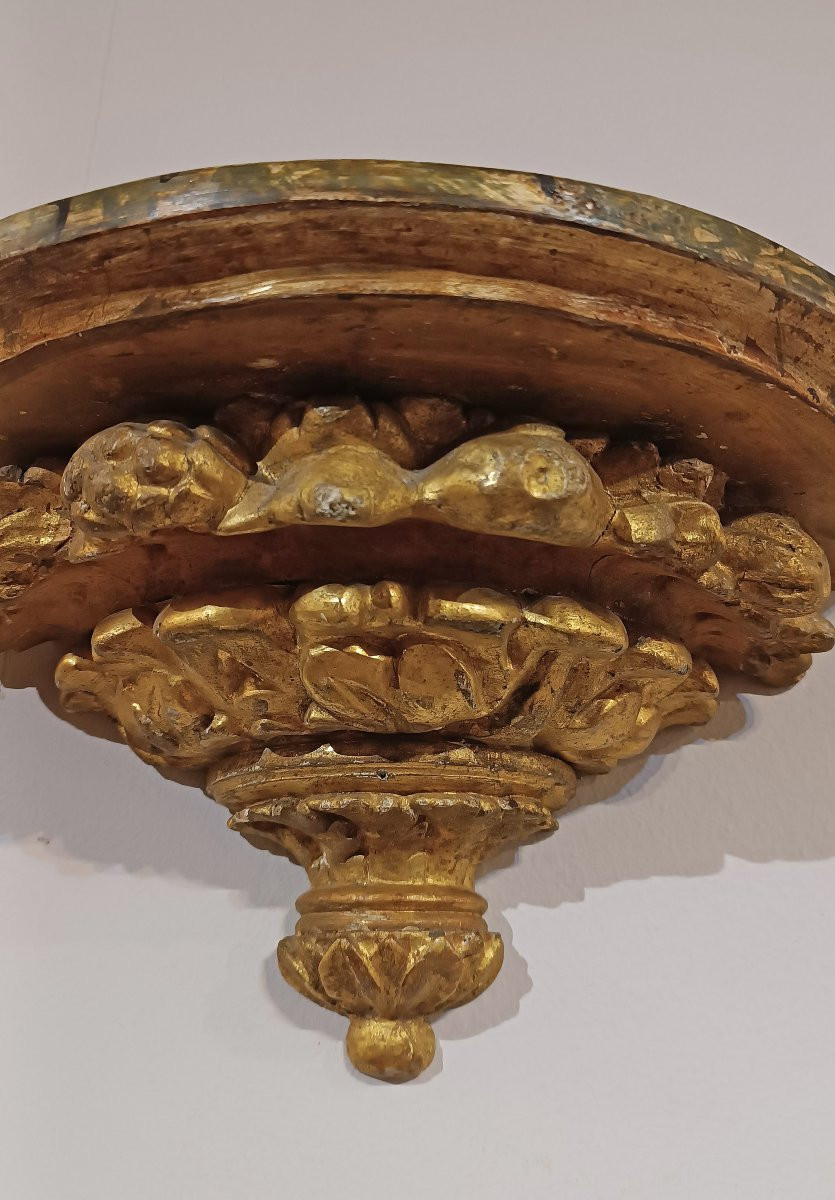 COPPIA DI MENSOLE NEOCLASSICHE FINE XVIII SECOLO -photo-4