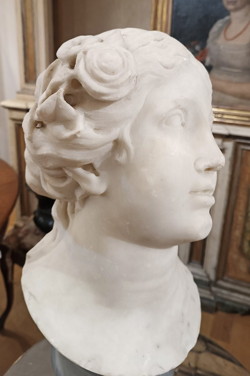 SCULTURA ALLEGORIA DELLA PRIMAVERA SECONDA META’ XVIII SECOLO-photo-2