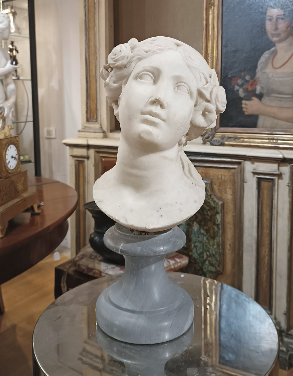 SCULTURA ALLEGORIA DELLA PRIMAVERA SECONDA META’ XVIII SECOLO-photo-5