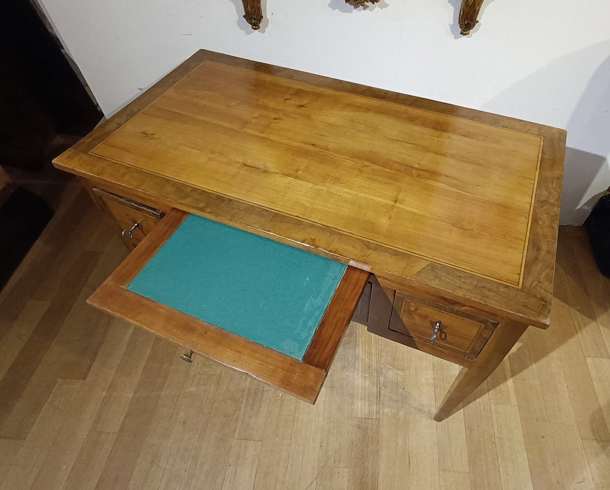 PICCOLO SCRITTOIO LASTRONATO NEOCLASSICO SECONDA META’ DEL XVIII SECOLO-photo-3