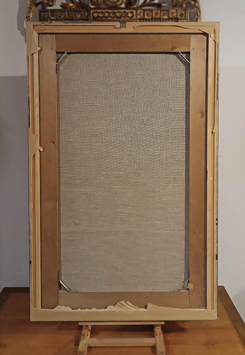 DIPINTO CON NUDO DI DONNA SECONDA META’ XIX SECOLO -photo-6