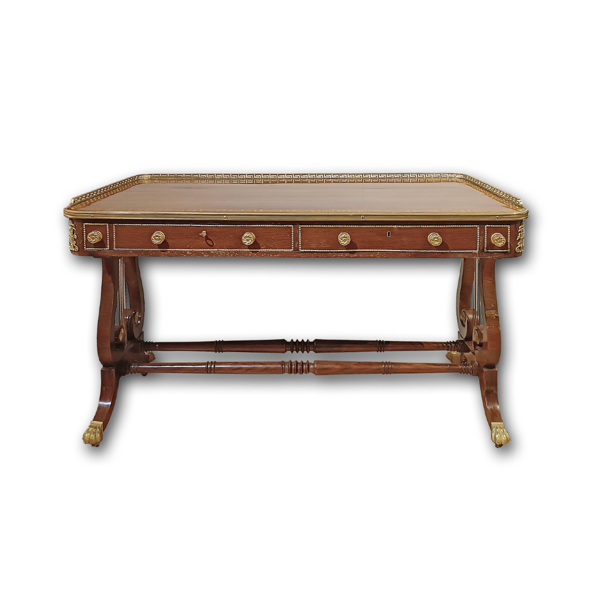 SCRITTOIO LASTRONATO NAPOLEONE III META’ XIX SECOLO 