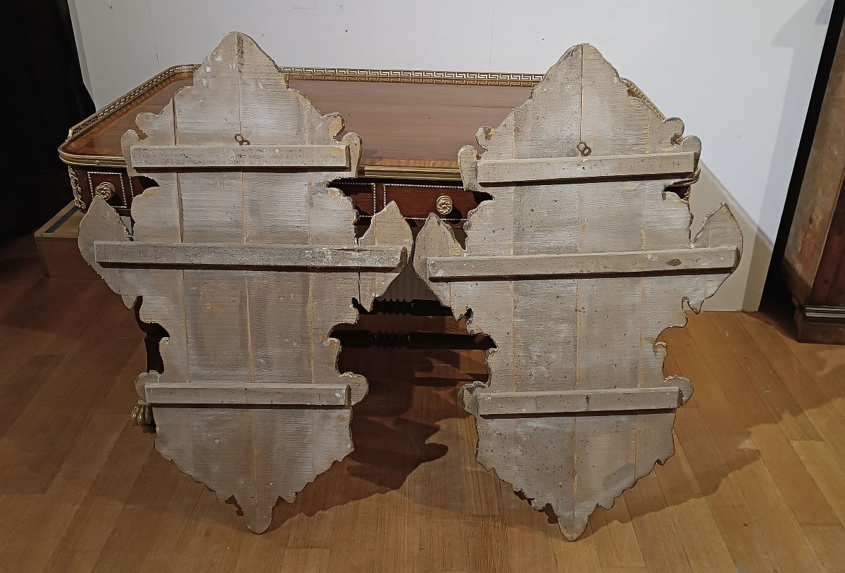 COPPIA DI PANELLI DIPINTI META’ XIX SECOLO -photo-6