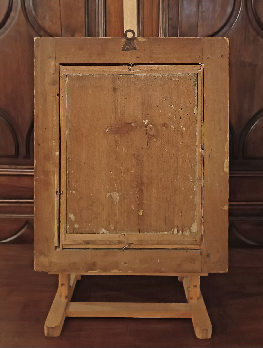 DIPINTO CON MADONNA E BAMBINO FINE XVIII SECOLO -photo-6