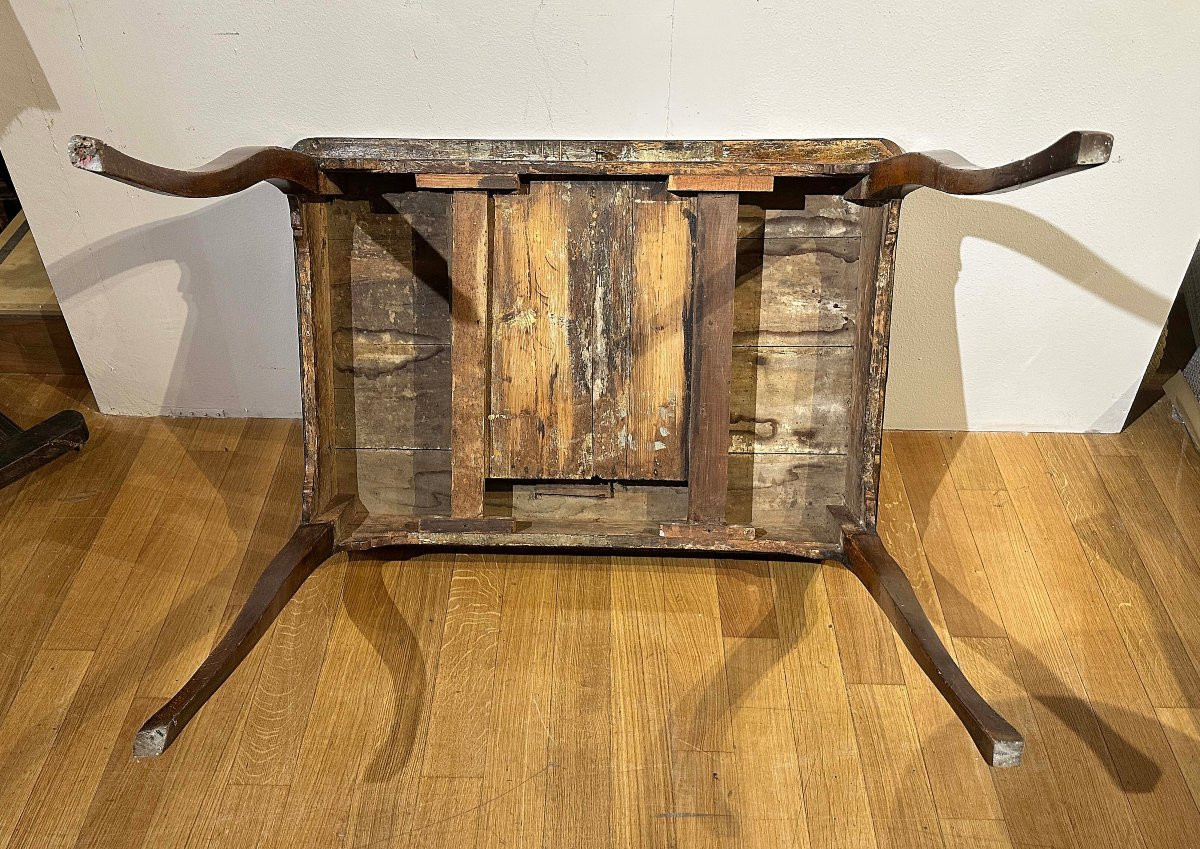 TAVOLO SCRITTOIO LASTRONATO LUIGI XV META’ XVIII SECOLO-photo-5