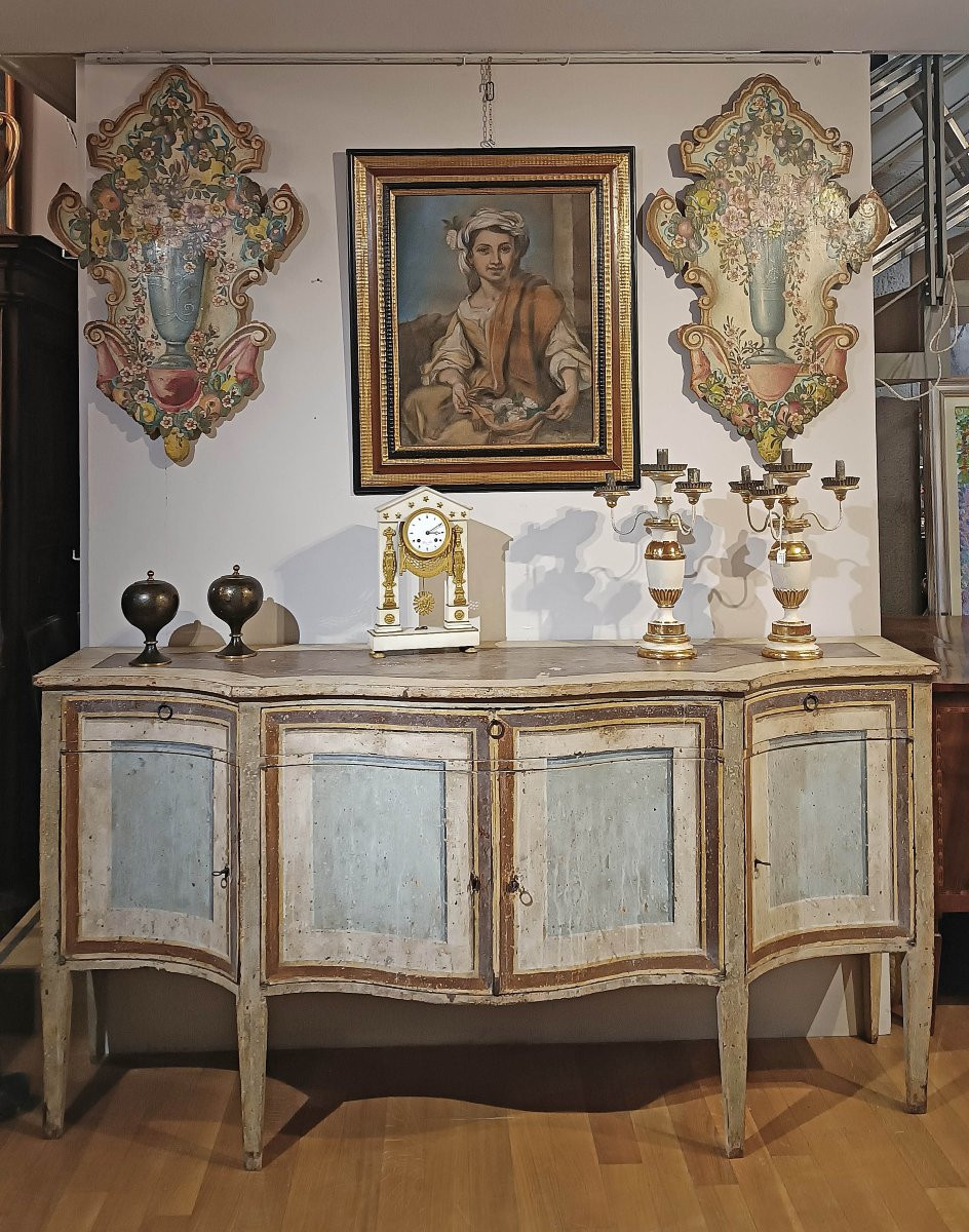 COPPIA DI CANDELIERI LUIGI XVI SECONDA META’ XVIII SECOLO-photo-6