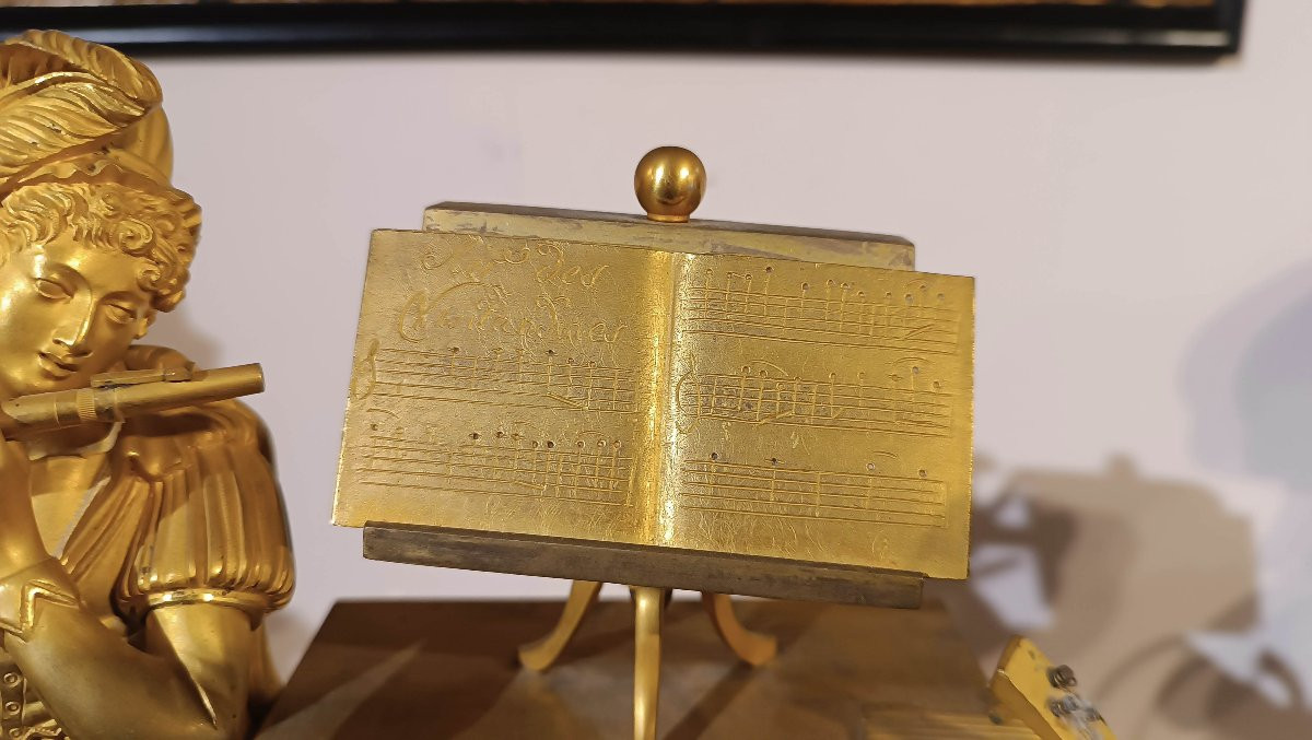 OROLOGIO NEOCLASSICO DORATO FINE DEL XVIII SECOLO -photo-1