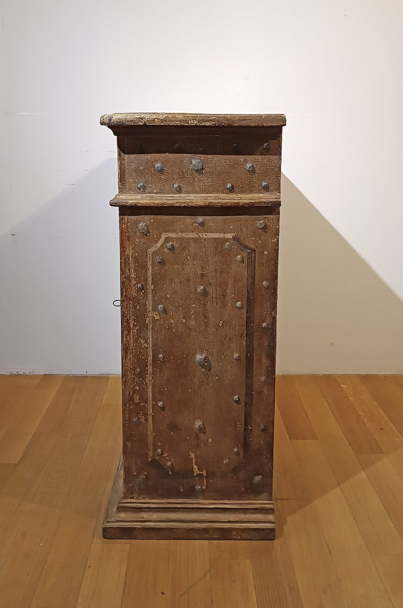 PICCOLA CREDENZA DIPINTA INIZIO XVIII SECOLO-photo-5