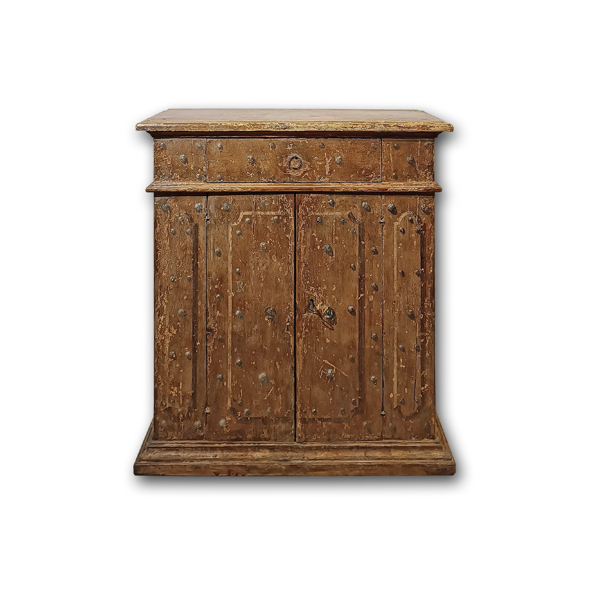 PICCOLA CREDENZA DIPINTA INIZIO XVIII SECOLO